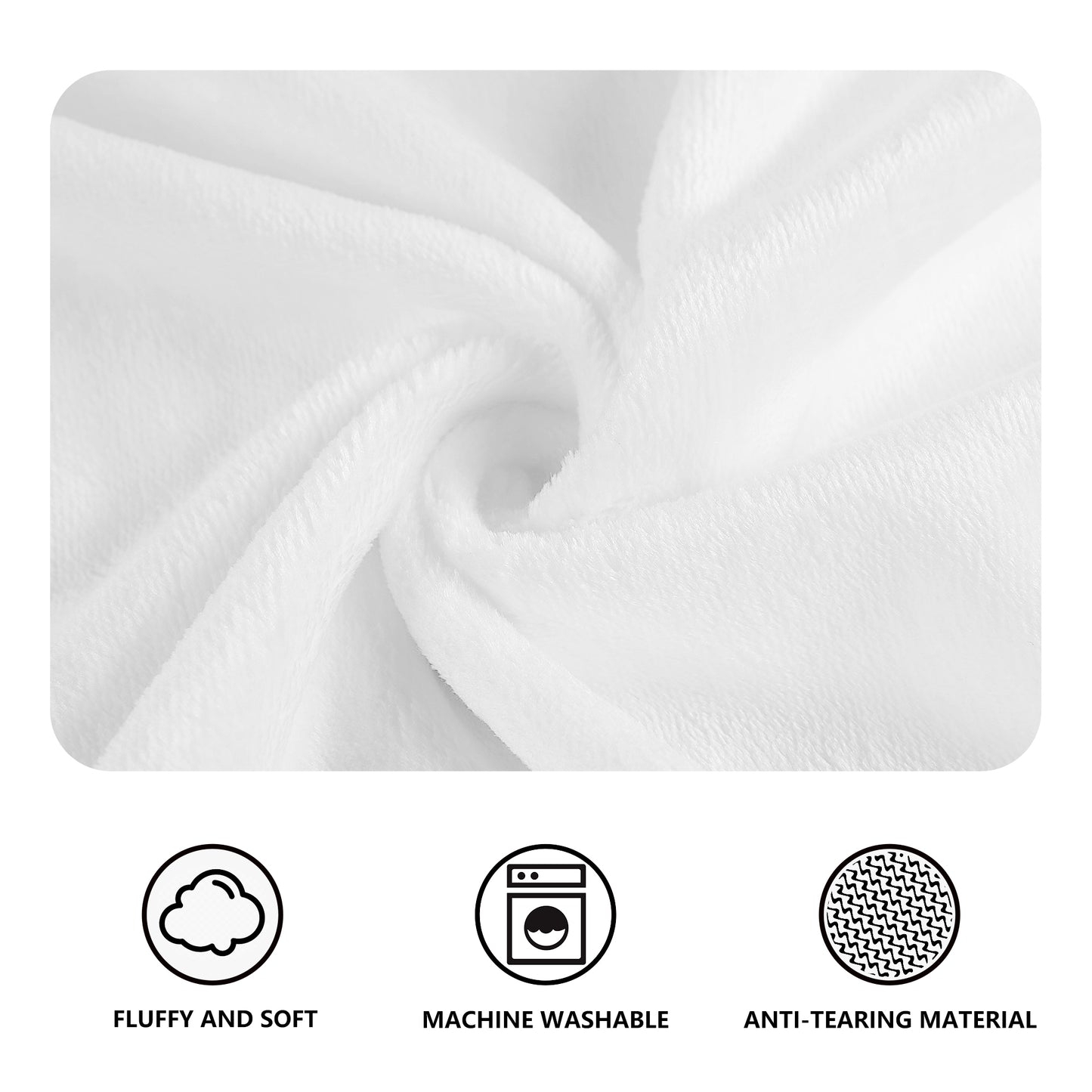 COZY Long Vertical Flannel Breathable Blanket 4 Sizes