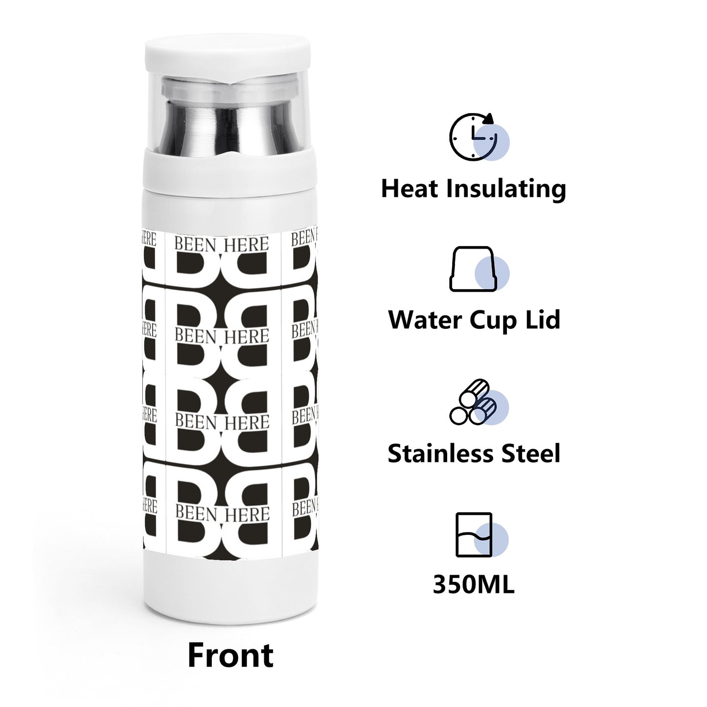 Insulation Water Bottle WHITE