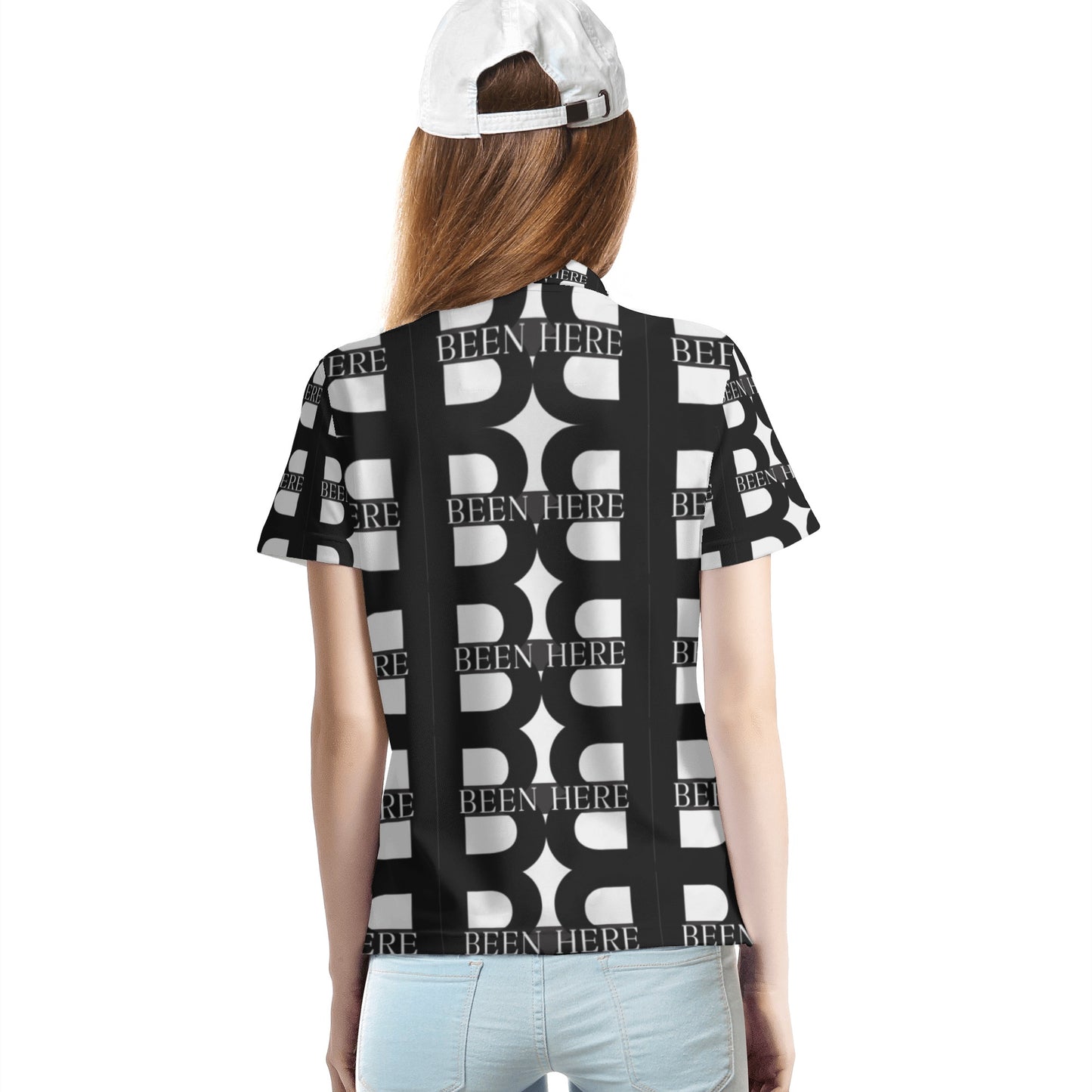 Petit All Over Print Polo Shirt